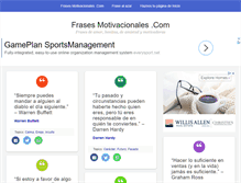 Tablet Screenshot of frasesmotivacionales.com
